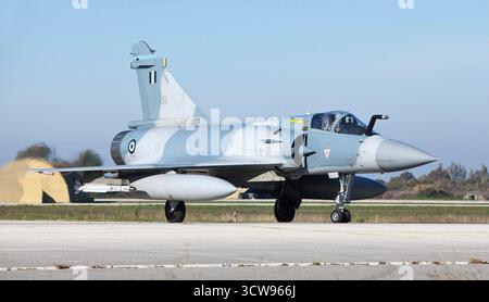 Hellenic Air Force Mirage 2000. Foto: Aeronautica militare greca. Foto Stock