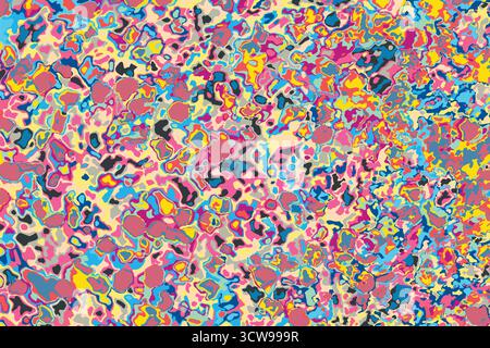 Sfondo organico astratto colorato. Illustrazione Vettoriale