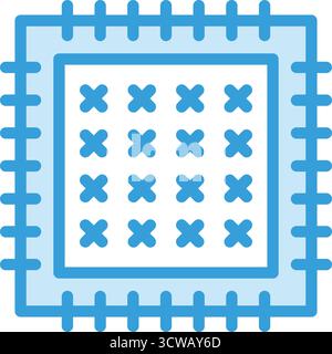 Illustrazione del disegno dell'icona del vettore patch Illustrazione Vettoriale