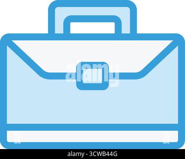 Illustrazione del design dell'icona Vector della valigetta Illustrazione Vettoriale