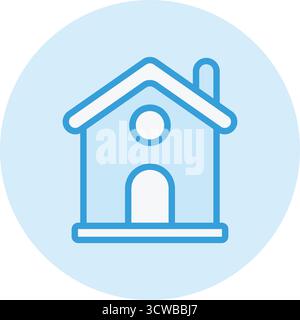 Home disegno dell'icona del vettore Illustrazione Vettoriale