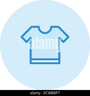 Illustrazione del design dell'icona del vettore camicia Illustrazione Vettoriale