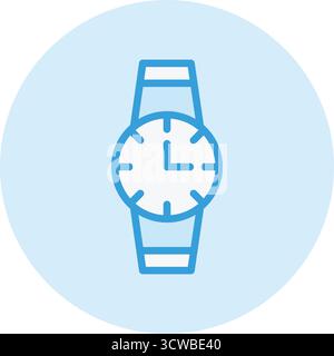 Illustrazione del design dell'icona vettoriale di Smart Watch Illustrazione Vettoriale