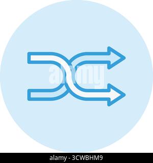 Illustrazione di progettazione dell'icona del vettore casuale Illustrazione Vettoriale