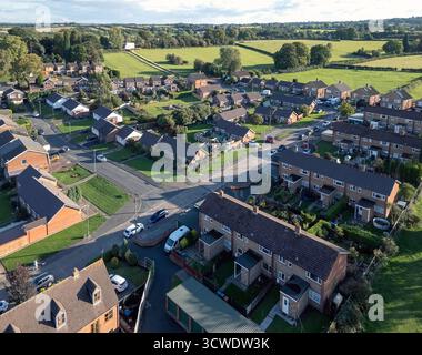 Schema abitativo Armitage con Handsacre, Staffordshire, Inghilterra, Regno Unito Foto Stock