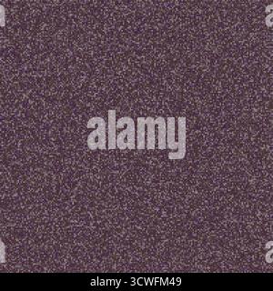 Un pattern vettoriale senza cuciture caratterizzato da un campo denso di piccoli pixel distribuiti in modo casuale, che crea un effetto testurizzato e simile al rumore. Illustrazione Vettoriale