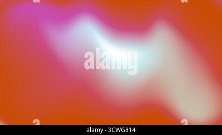Bagliore astratto caldo e sfondo sfumato di colore fluido Illustrazione Vettoriale