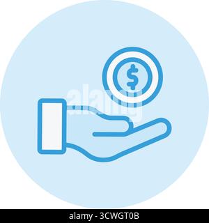 Illustrazione disegno icona vettore bonus Illustrazione Vettoriale