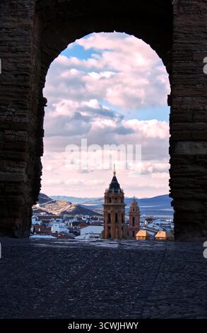 Chiesa Collegiata di San Sebastián, Antequera, Spagna. Foto Stock