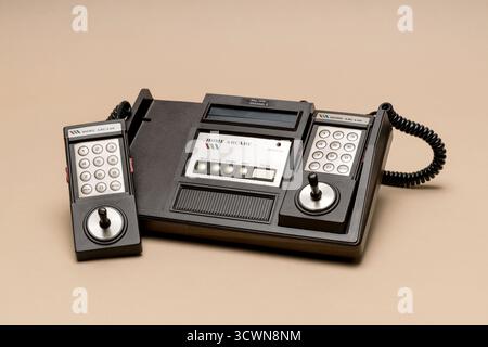 Pavia, Lombardy, Italy - December 8, 2024: Emerson Radio Corp.'s Arcadia 2001 (in Italy GIG's Leonardo), one of the biggest flops ever, from 1982 at t Foto Stock