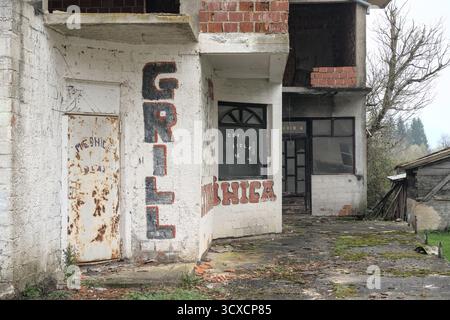 Bosnia ed Erzegovina, Sanski Most, Lušci Palanka: Centro città Foto Stock