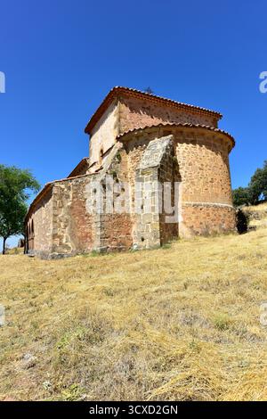 Hortezuela de Océn, la Virgen de Océn hermitage (origine romanica). Guadalajara, Castilla-la Mancha, Spagna. Foto Stock