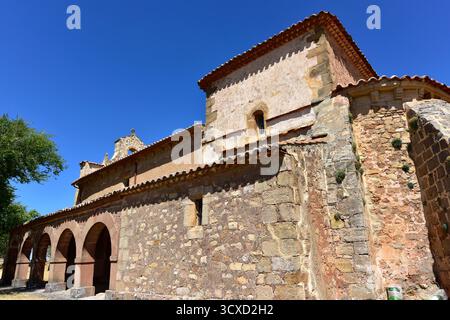 Hortezuela de Océn, la Virgen de Océn hermitage (origine romanica). Guadalajara, Castilla-la Mancha, Spagna. Foto Stock