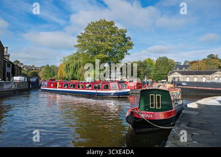 Porticciolo di Skipton sul Leeds Liverpool Canal Foto Stock