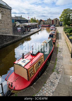 Porticciolo di Skipton sul Leeds Liverpool Canal Foto Stock