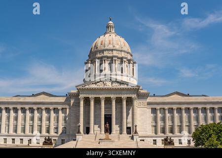 Edificio del Campidoglio a Jefferson City, Missouri Foto Stock