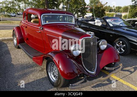 Automobile, auto d'epoca modificata, provincia del Quebec, Canada Foto Stock