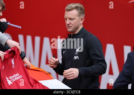 Dirk Kuyt Liverpool FC Legend Foto Stock