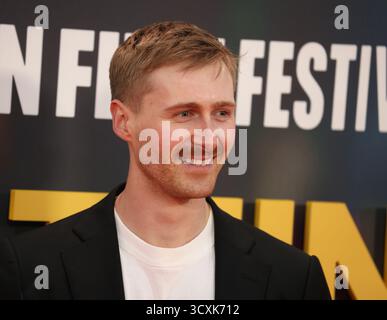 Londra, Regno Unito. 14 ottobre 2025. Fred Asquith partecipa alla premiere 'Is This Thing On?' nel Regno Unito al 69° BFI London Film Festival alla Royal Festival Hall. Credito: SOPA Images Limited/Alamy Live News Foto Stock