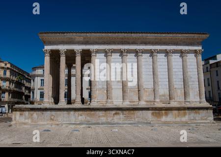 Square House a Nimes, Francia Foto Stock