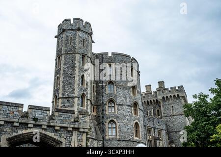 Castello di Windsor - Patrimonio e Maestà senza tempo Foto Stock