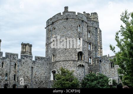 Castello di Windsor - Patrimonio e Maestà senza tempo Foto Stock