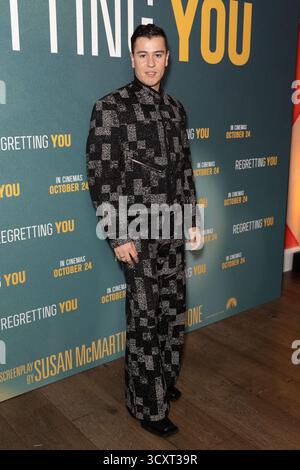 Londra, Regno Unito. 15 ottobre 2025. Aiden London assiste al Colleen Hoover's Regretting You Gala' Screening all'Ham Yard Hotel di Londra. Credito: SOPA Images Limited/Alamy Live News Foto Stock