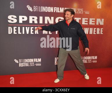 Londra, Regno Unito. 15 ottobre 2025. Bradley Cooper al 69° BFI London Film Festival "Springsteen: Deliver me from Nowhere", 8° giorno, Royal Festival Hall, Belvedere Road, mercoledì 15 ottobre 2025 a Londra, Inghilterra, Regno Unito. CAP/CAN © CAN/Capital Pictures credito: Capital Pictures/Alamy Live News Foto Stock