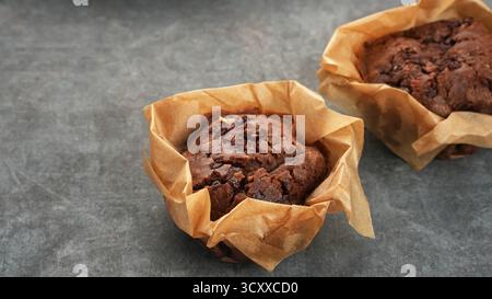 Brownie Mochi con condimento alle mandorle, senza glutine gommoso Foto Stock