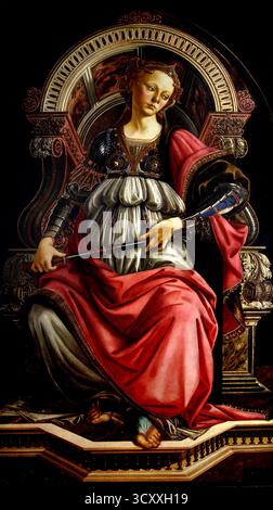 La fortezza 1470 Sandro Botticelli ( Alessandro di Mariano Filipepi ) 1445-1510 Firenze pittore italiano di scuola fiorentina del primo Rinascimento. Foto Stock
