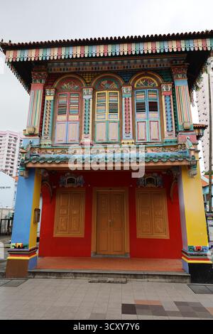 La casa di Tan Teng Niah, Little India, Singapore Foto Stock