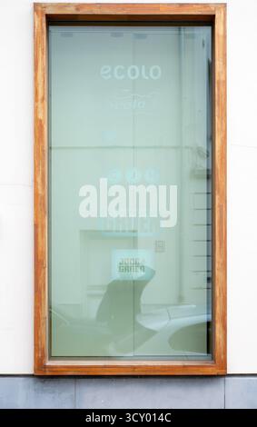 La serra, sede dei partiti politici Ecolo Groen a Bruxelles capitale, Belgio 12 PTOM 2025 Foto Stock
