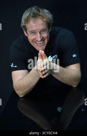 Le Havre, Francia. 16 ottobre 2025. Skipers MSIG EUROPE Conrad COLMAN in posa durante il TRANSAT CAFE L O il 16 ottobre 2025 a le Havre, Francia. Foto di Franck Castel/ABACAPRESS.COM credito: Abaca Press/Alamy Live News Foto Stock