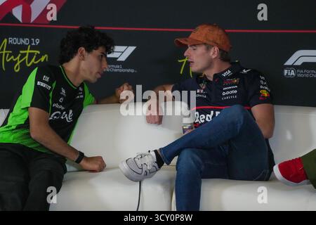 Austin, Stati Uniti. 16 ottobre 2025. Durante la Formula 1 MSC Cruises United States Grand Prix 2025, Austin, Texas, USA, dal 16 al 18 ottobre 2025. Round 19 del Campionato del mondo di Formula 1 FIA 2025. Crediti: Alessio De Marco | Avens-Images.com/Alamy Live News Foto Stock