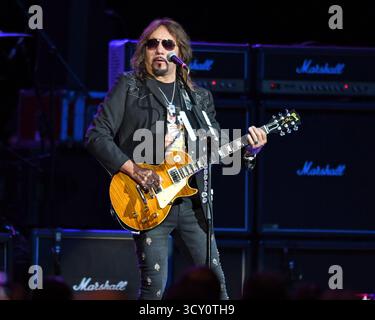 Hollywood Florida, Stati Uniti. 22 luglio 2025. ACE Frehley si esibisce all'Hard Rock Live tenuto al Seminole Hard Rock Hotel & Casino il 22 luglio 2017 a Hollywood, Florida. Crediti: Mpi04/Media Punch/Alamy Live News Foto Stock