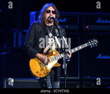 Hollywood Florida, Stati Uniti. 22 luglio 2025. ACE Frehley si esibisce all'Hard Rock Live tenuto al Seminole Hard Rock Hotel & Casino il 22 luglio 2017 a Hollywood, Florida. Crediti: Mpi04/Media Punch/Alamy Live News Foto Stock