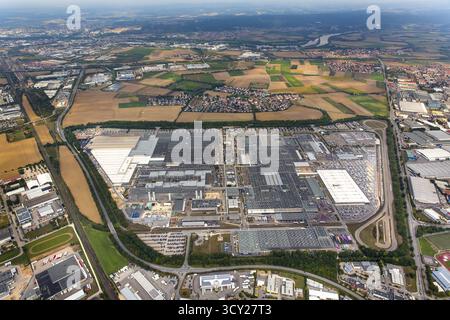 Stabilimento BMW regensburg, stabilimento automobilistico, fabbrica automobilistica, Bayrische Motorenwerke Fabrik Regensburg, Obertraubling, città indipendente nella Baviera orientale, BAV Foto Stock