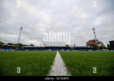 Eindhoven, Paesi Bassi. 17 ottobre 2025. EINDHOVEN, 17-10-2025, Jan Louwers Stadium, Dutch Keukenkampioendivisie football, stagione 2025/2026, partita tra FC Eindhoven e Vitesse, immagini dello stadio crediti: Pro Shots/Alamy Live News Foto Stock