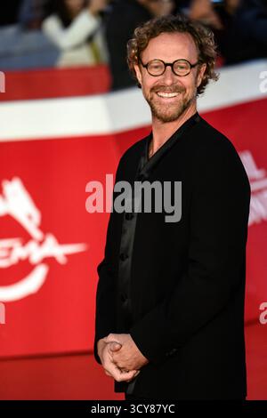 Roma, Italia. 17 ottobre 2025. Jan Maria Michelini partecipa al Red carpet "Sandokan" durante il 20° Festival del Cinema di Roma all'Auditorium Parco della musica di Roma, 17 ottobre 2025. Crediti: Insidefoto/Alamy Live News Foto Stock