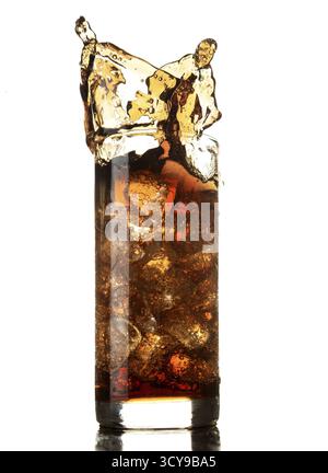 Spruzzata della cola Foto Stock
