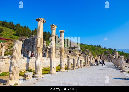 Agorà di stato di Efeso antica città. Smirne Turchia - 2.1.2025 Foto Stock