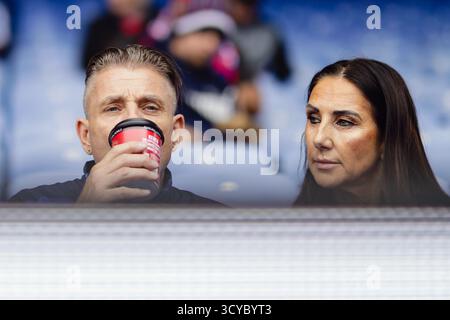 Londra, Regno Unito. 18 ottobre 2025. Tifosi alla partita di Premier League tra Crystal Palace e Bournemouth al Selhurst Park di Londra, Inghilterra. Credito: SPP Sport Press Photo. /Alamy Live News Foto Stock