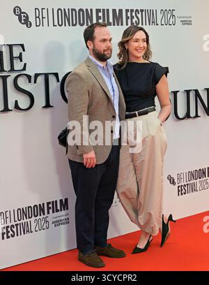 Londra, Regno Unito. 18 ottobre 2025. "The History of Sound" del 69° BFI London Film Festival Gala al Royal Festival Building, Londra, Regno Unito. (Foto di 李世惠/SEE li/Picture Capital) credito: Vedi li/Picture Capital/Alamy Live News Foto Stock