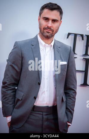 Londra, Regno Unito. 18 ottobre 2025. Ben Shattuck partecipa al "The History of Sound" Headline Gala al 69° BFI London Film Festival alla Royal Festival Hall. Credito: SOPA Images Limited/Alamy Live News Foto Stock