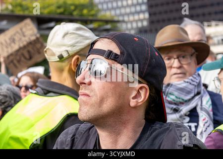 No Kings March in Philadelphia 18 ottobre Foto Stock