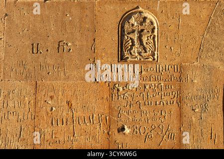 Erevan, Armenia. 14 ottobre 2025. Monte Ararat, Armenia - 2025 10 15 - monastero Khor Virap ai piedi del monte Ararat. Foto di Wally Nell (immagine di credito: © Wally Nell/ZUMA Press Wire) SOLO PER USO EDITORIALE! Non per USO commerciale! Foto Stock