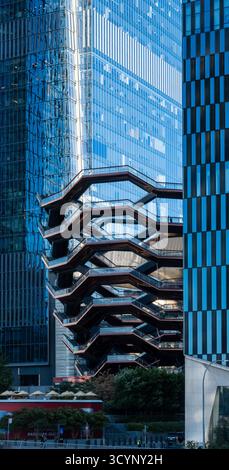 New York, Stati Uniti, la nave di hudson Yards, New york City: Architettura moderna e design urbano. Foto Stock