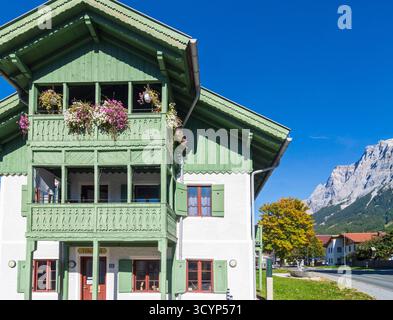 Museum im Spinnhof Ehrwalder Heimatmuseum, Ehrwald Local History Museum Ehrwald Tiroler Zugspitz Arena Tirol, Tirolo Austria Foto Stock