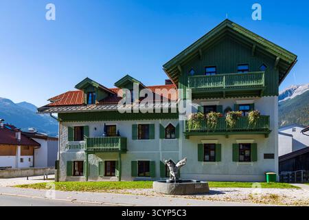 Museum im Spinnhof Ehrwalder Heimatmuseum, Ehrwald Local History Museum Ehrwald Tiroler Zugspitz Arena Tirol, Tirolo Austria Foto Stock