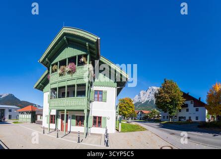 Museum im Spinnhof Ehrwalder Heimatmuseum, Ehrwald Local History Museum Ehrwald Tiroler Zugspitz Arena Tirol, Tirolo Austria Foto Stock